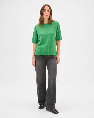 Australian Cotton Blend Knit T-Shirt