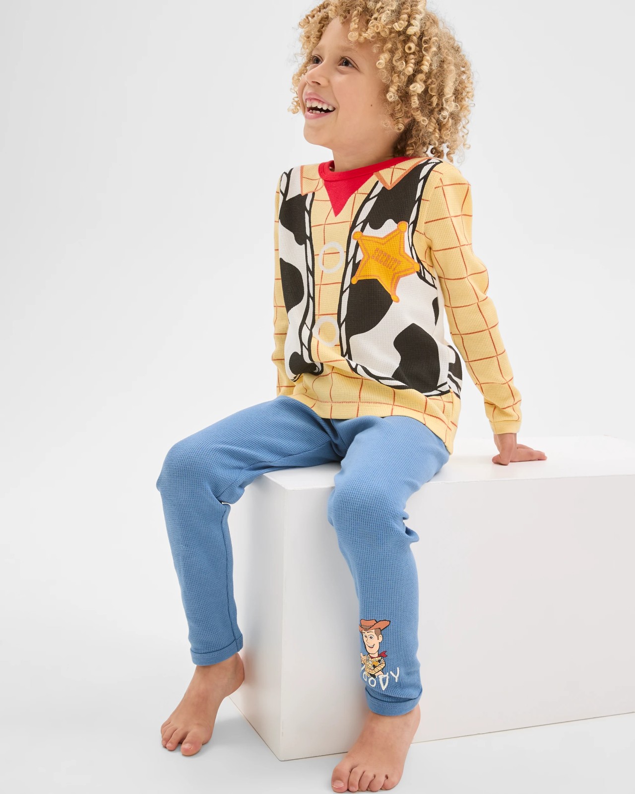 Toy Story Woody Australian Cotton Top & Pants Younger Boys Pyjama Set 3 of 6