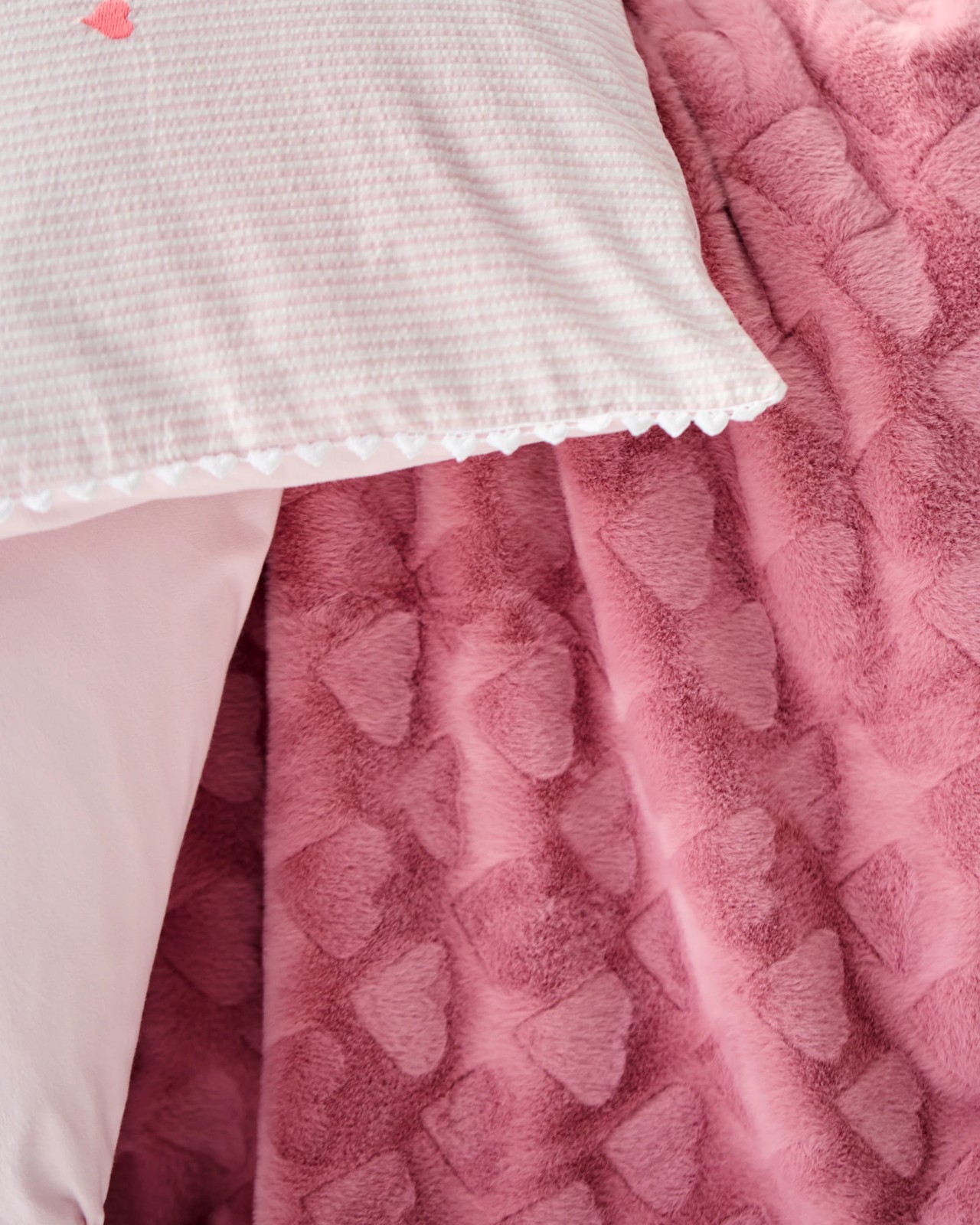 Brooke Embroidered Hearts Cotton Quilt Cover Set 4 of 6