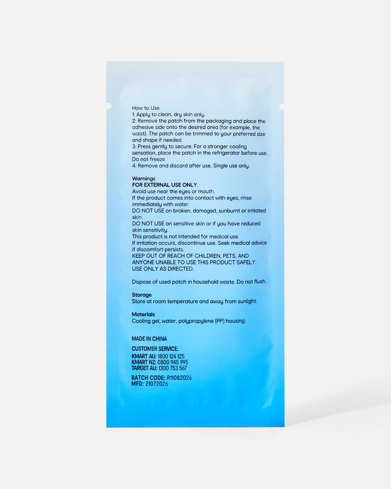 OXX Essentials 10 Pack Cooling Patches 4 of 5