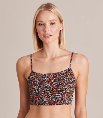 Lily Loves Robyn Printed Crop Top; Style: X34115P