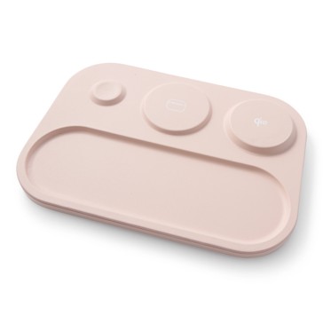 Anko 3-in-1 Wireless Charger Tray - Beige