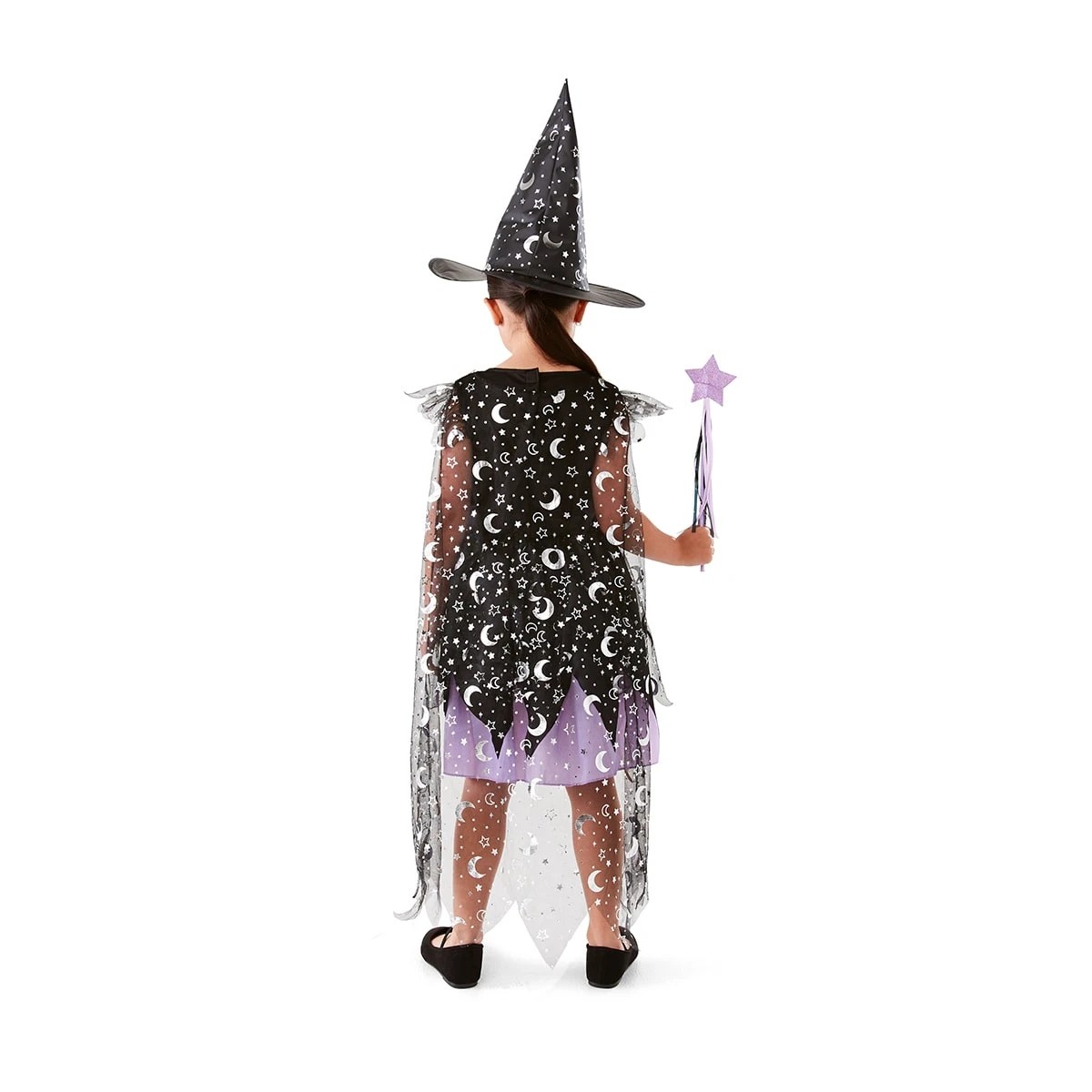3 Piece Deluxe Star Witch Costume - Ages 4-6 4 of 6