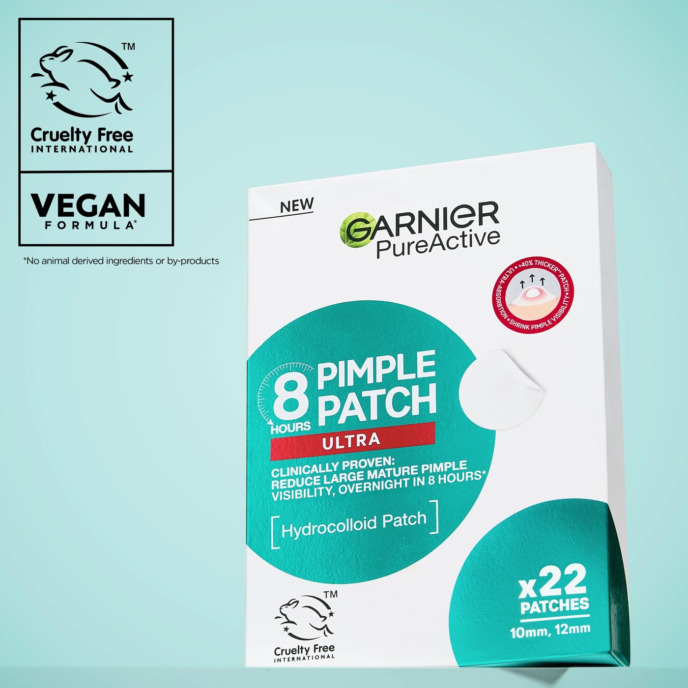 Garnier PureActive 22 Pack 8 Hour Ultra Pimple Patch - Hydrocolloid 4 of 6