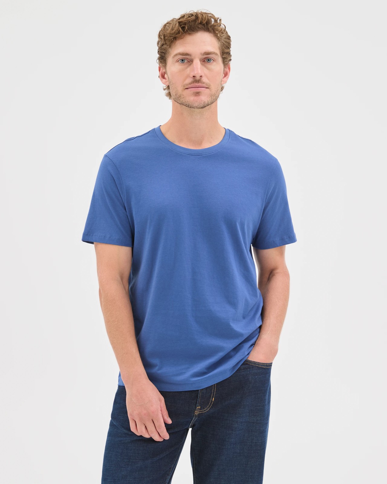 Australian Cotton T-Shirt - Dark Blue 2 of 6