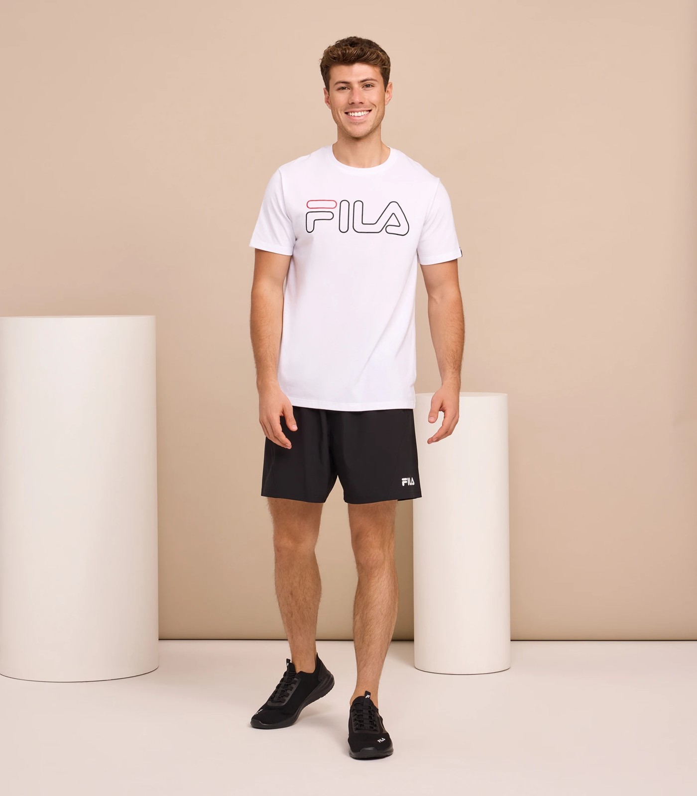 Core Logo T Shirt Fila White Target Australia