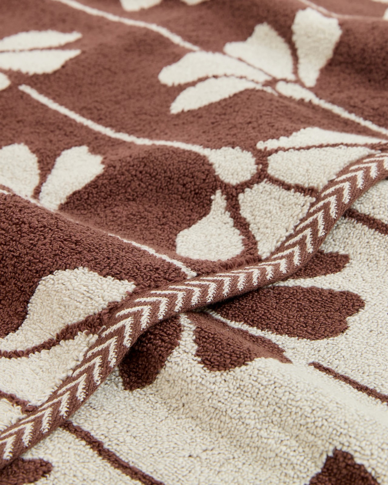Lotus Australian Cotton Textured Bath Towel - Tiramisu 2 of 2