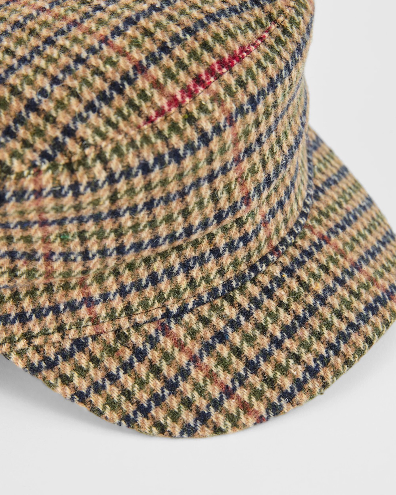 Check Baker Boy Cap - Chocolate 2 of 4