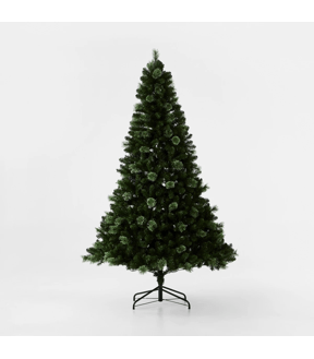 2.4m (8ft) Cashmere Prelit Christmas Tree (N) - Anko