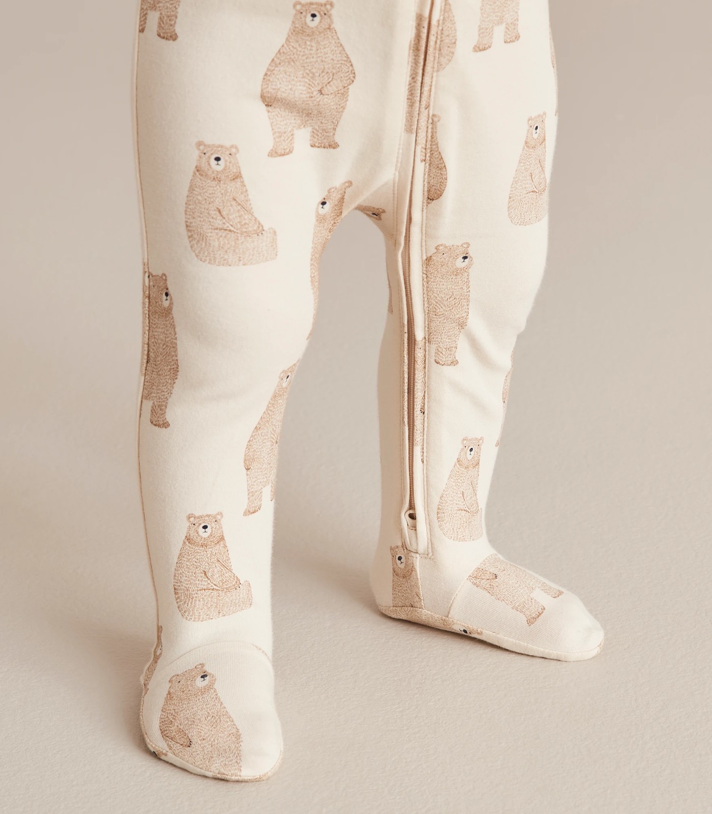 Baby Organic Cotton Print Zip Coverall 5 of 6