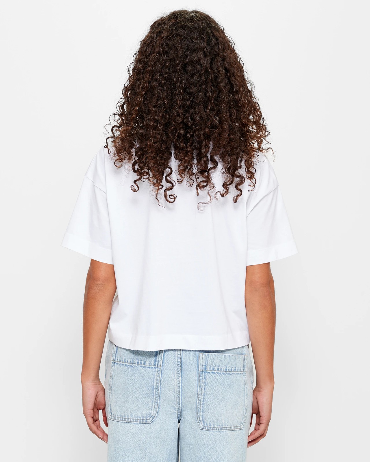 Boxy Crop T-Shirt - White | Target Australia