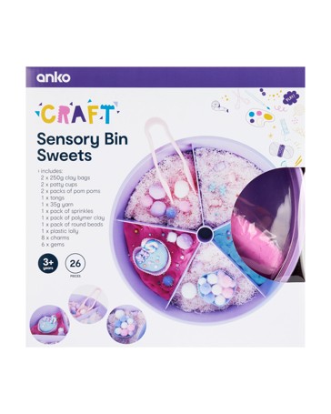 Anko 26 Piece Sensory Bin - Sweets