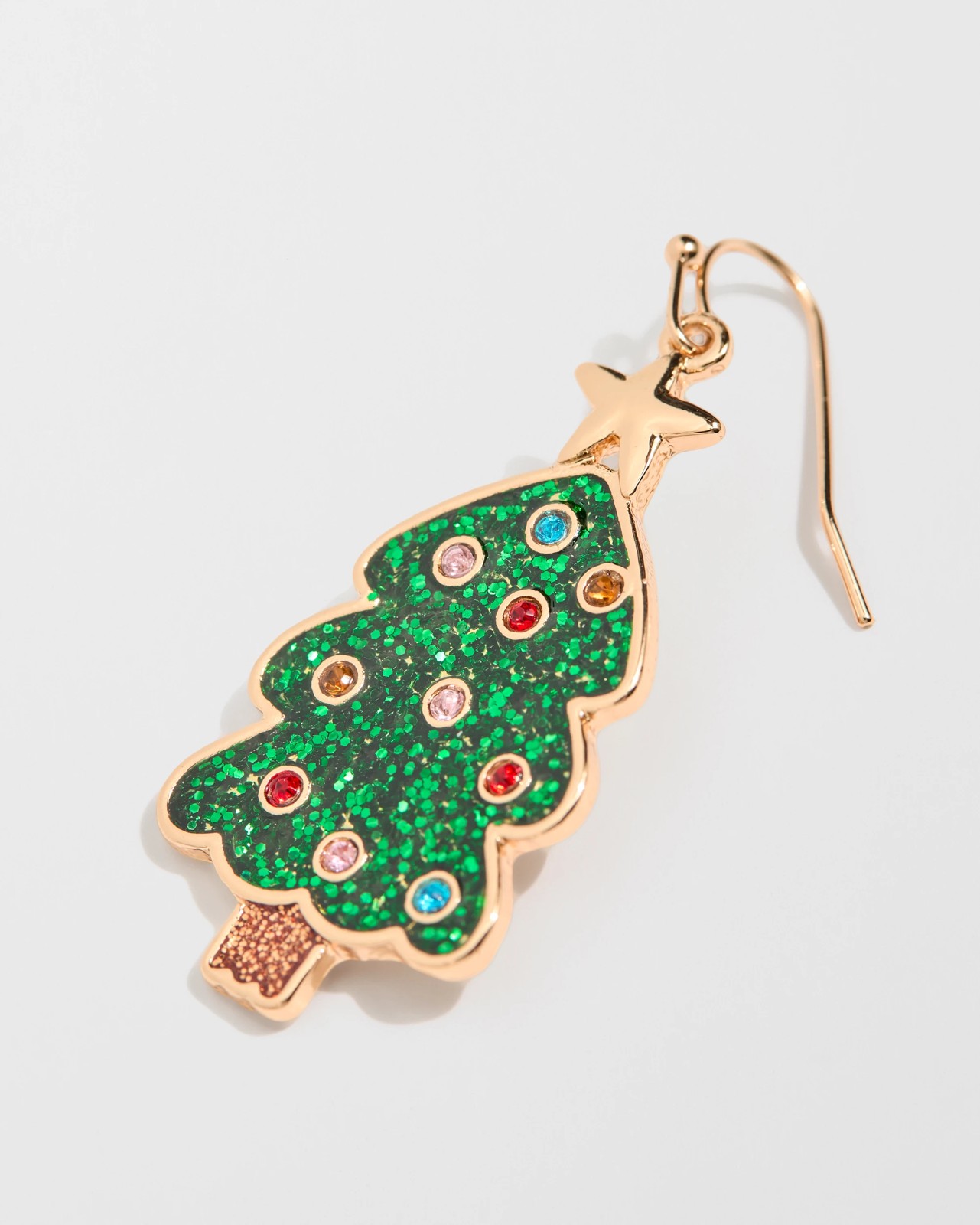 Christmas Tree Drop Earrings 2 of 3