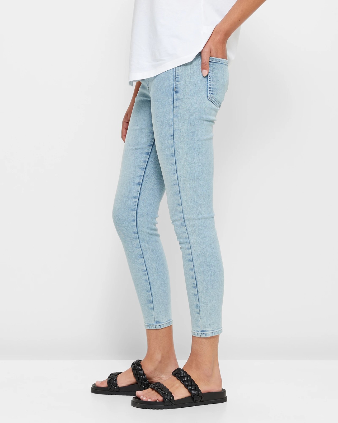 Lydia High Rise Full Length Denim Jeggings