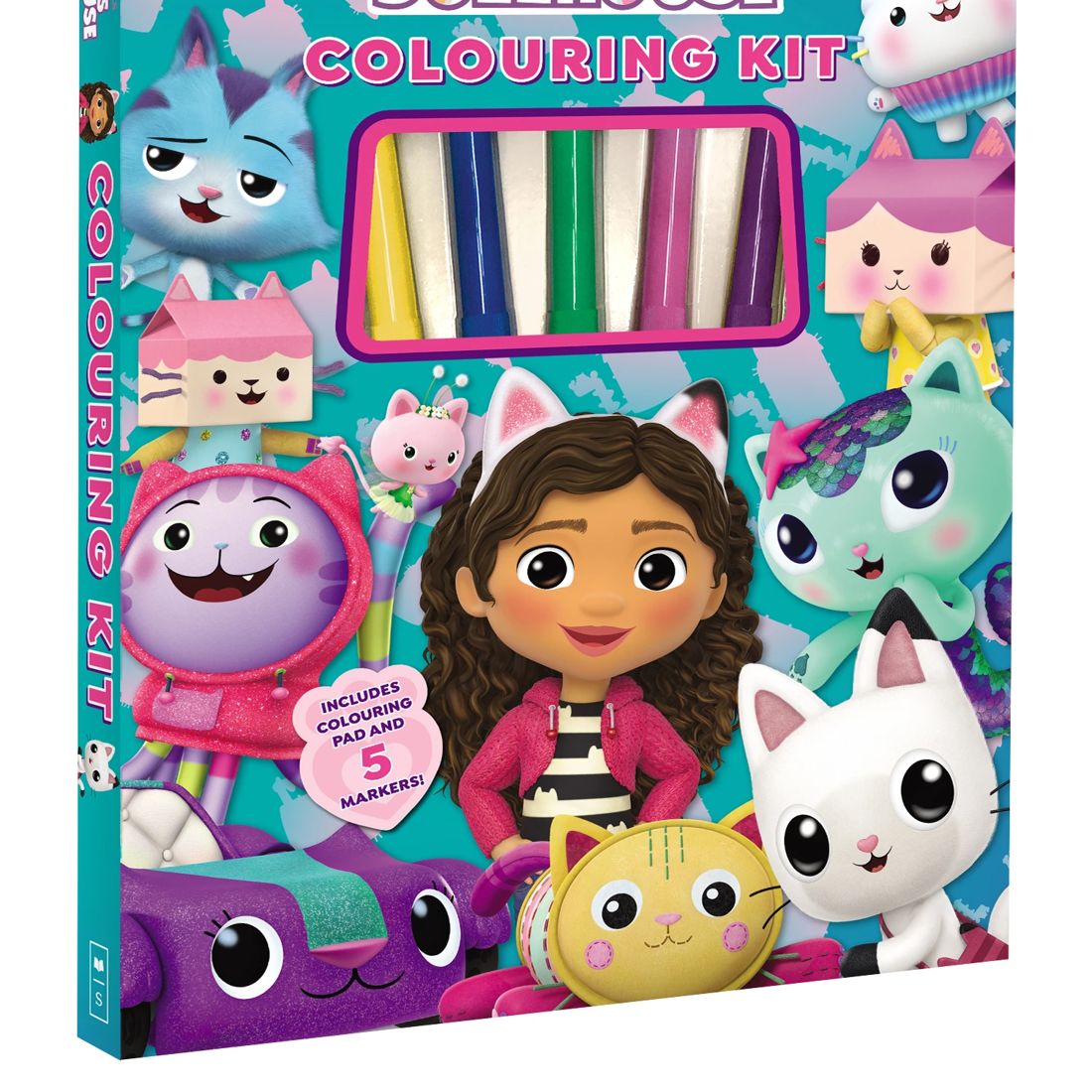 Gabby's Dollhouse Colouring Kit | Target Australia