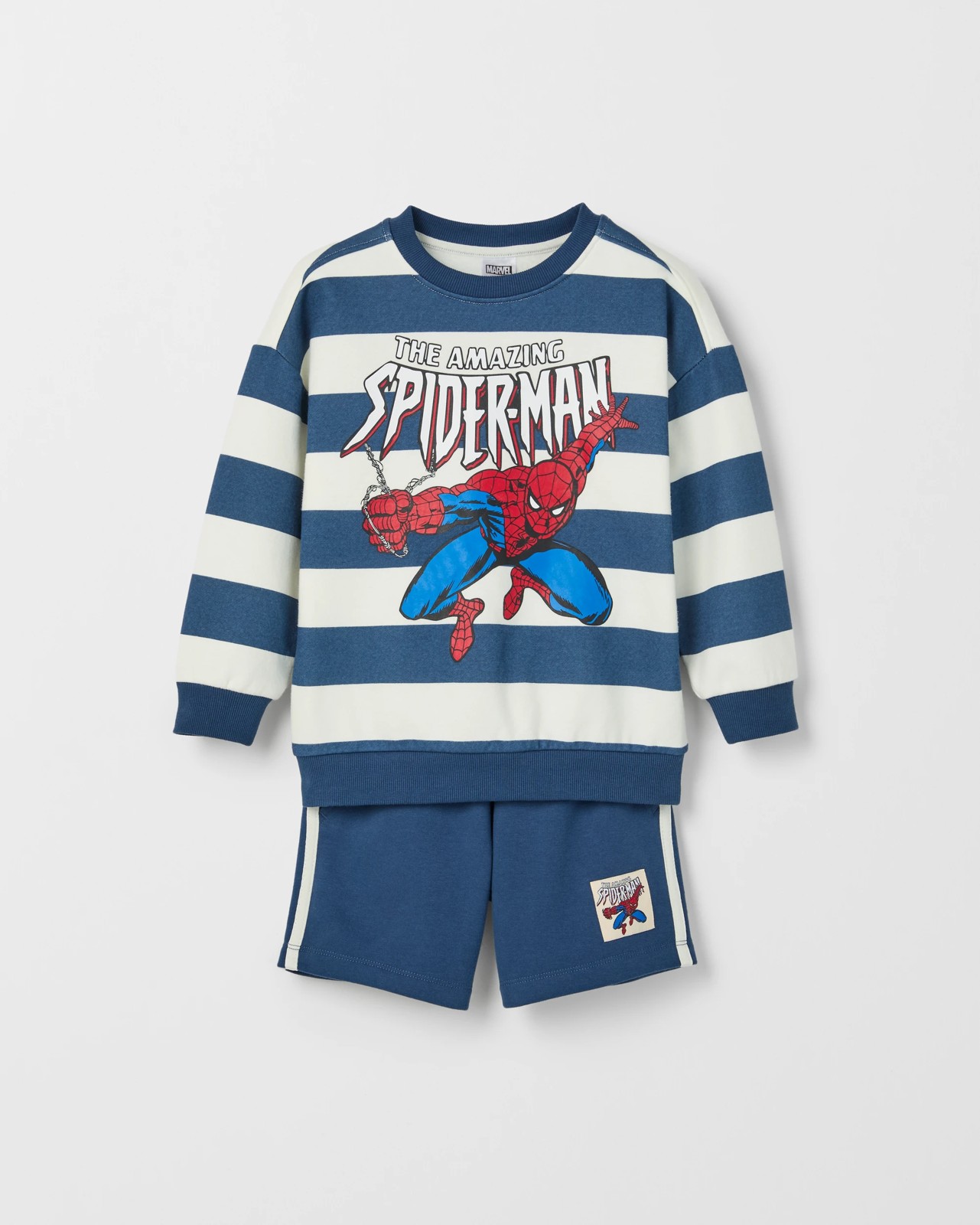 Marvel Spider-Man Australian Cotton Blend Jumper and Shorts Set 5 of 6