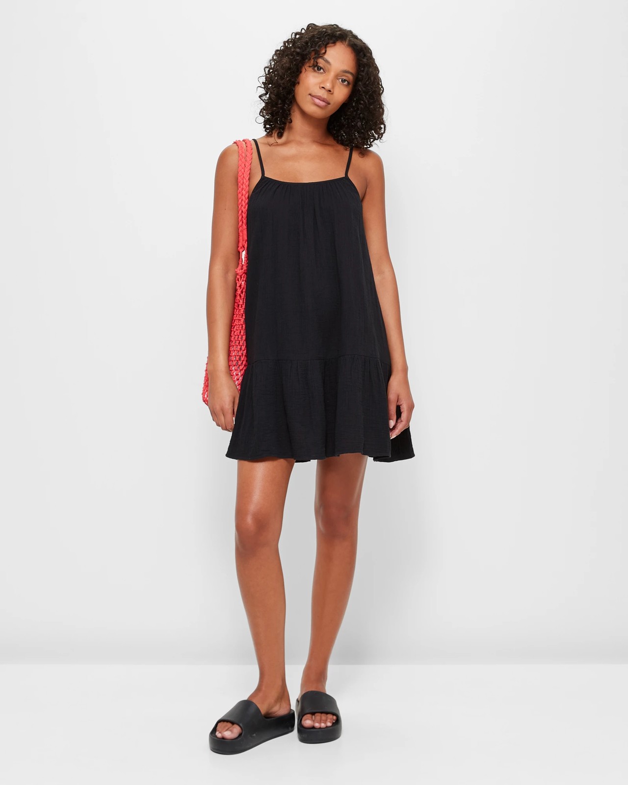 Double Cloth Mini Dress 2 of 5