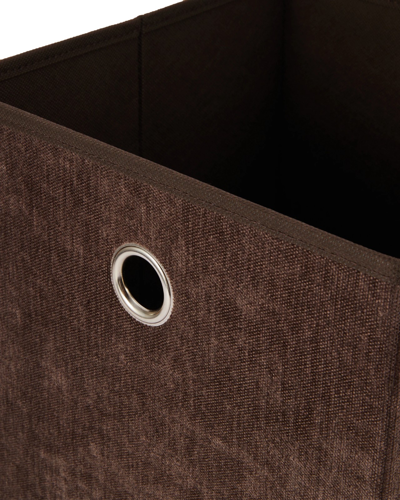 Anko Collapsible Storage Cube - Chocolate 5 of 5