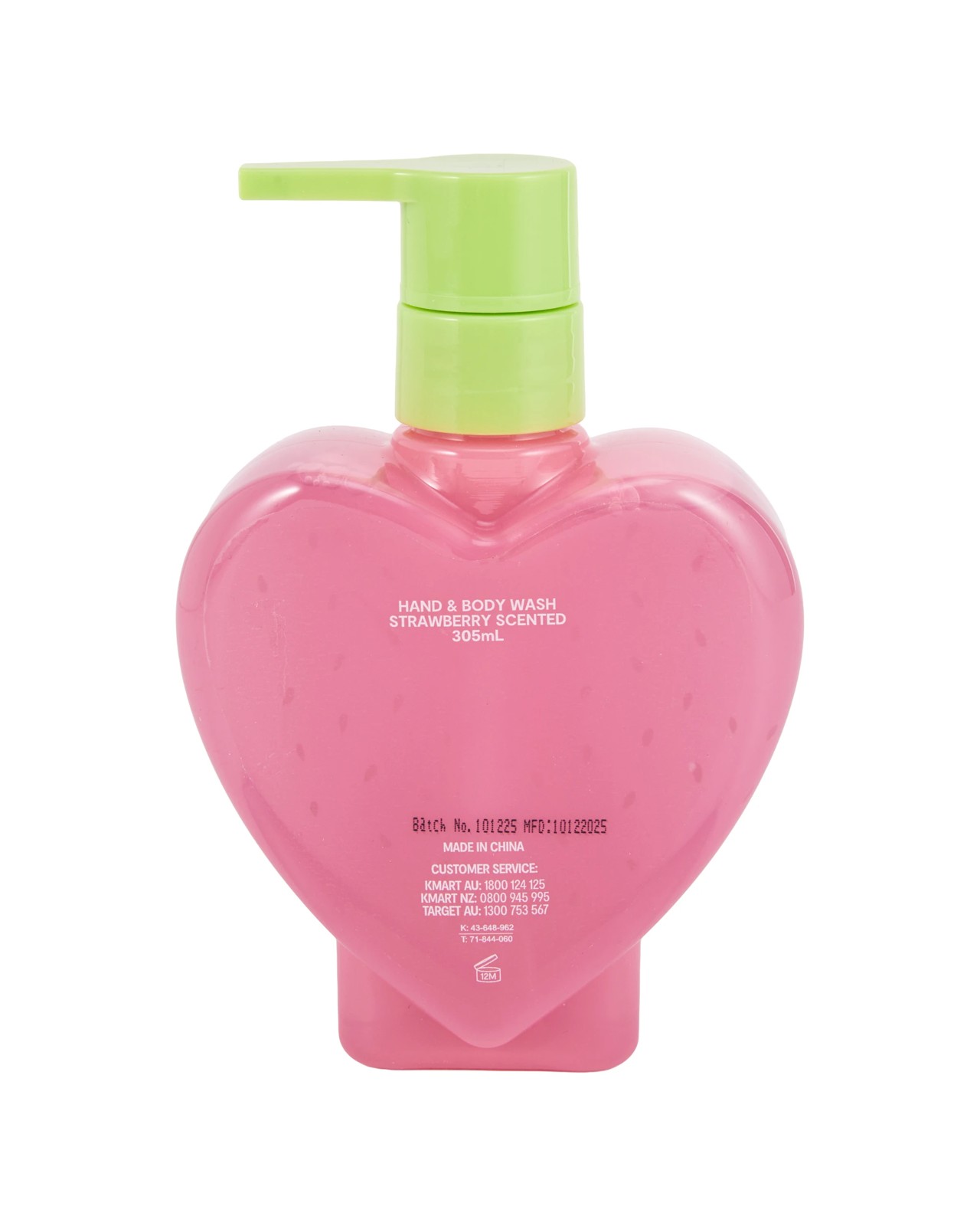 OXX Bodycare Hand and Body Wash 305ml - Strawberry Scented 3 of 4