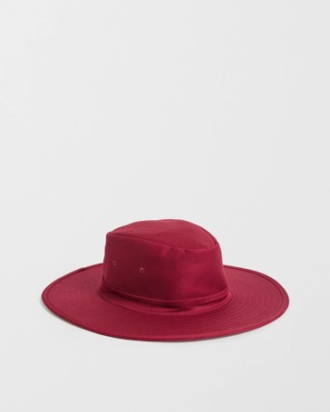 Cotton Back To School Wide Brim Hat