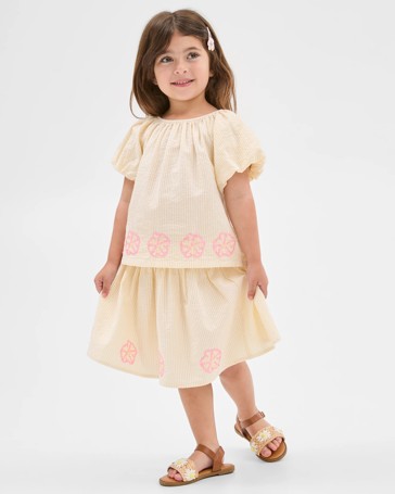 Bubble Hem Woven Top