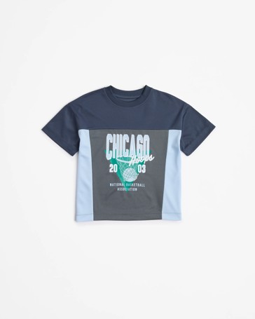 Spliced Sport Oversized T-shirt