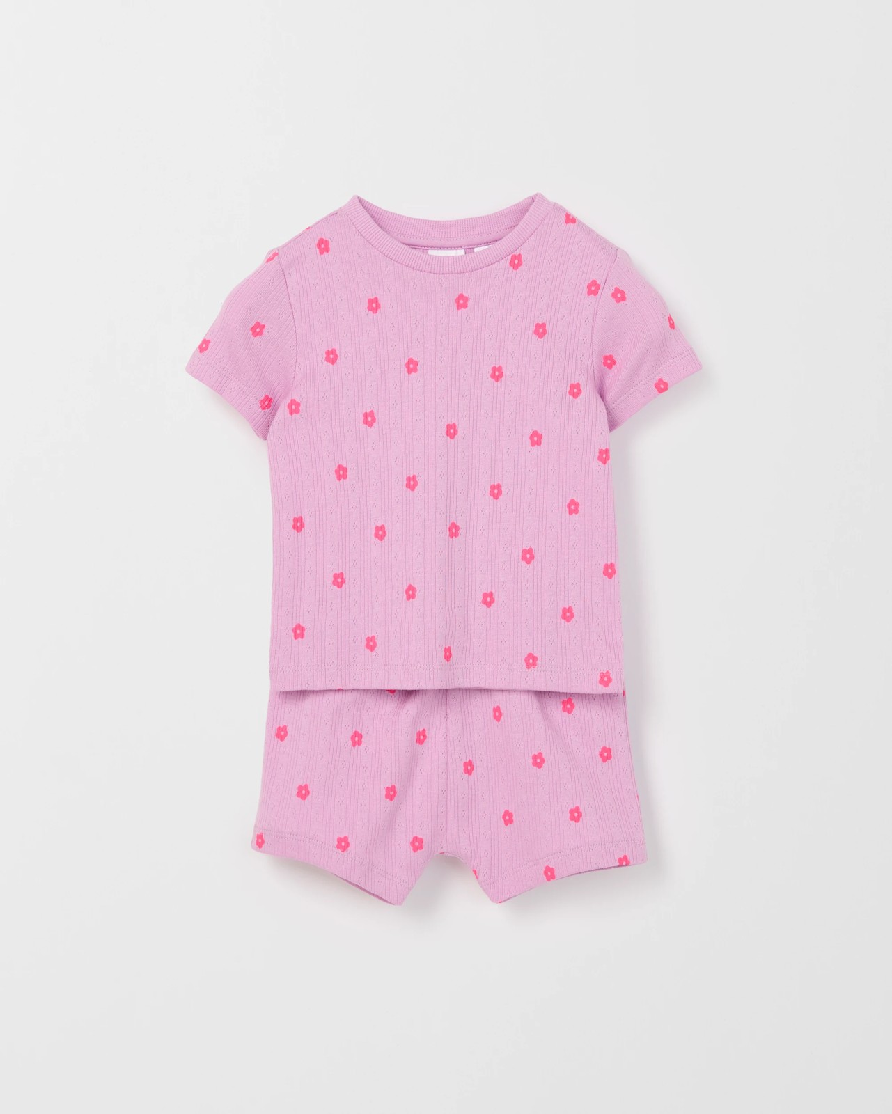 Baby Organic Cotton Pointelle Pyjama Set 4 of 5