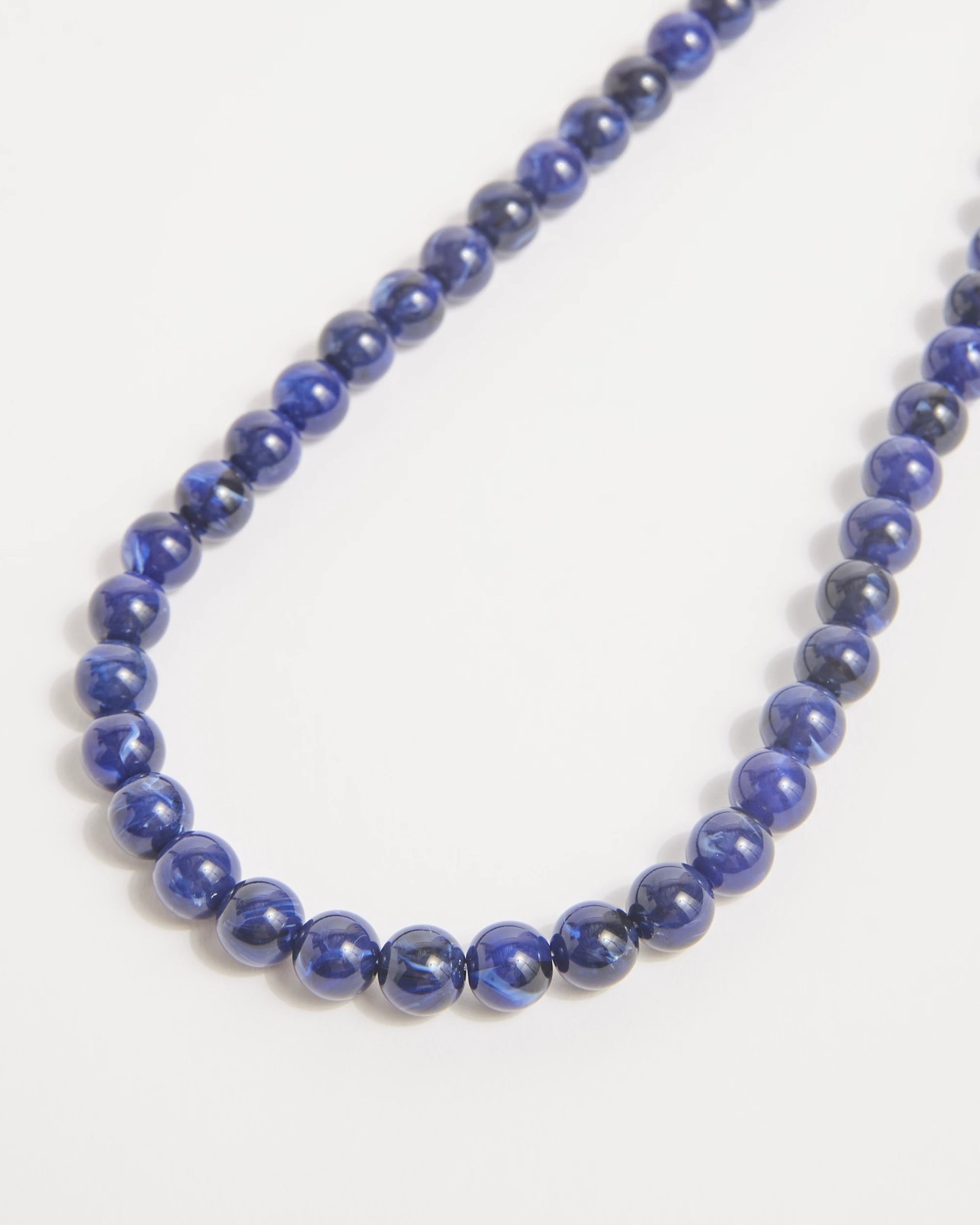 Essential Bead Necklace - Cobalt 2 of 2
