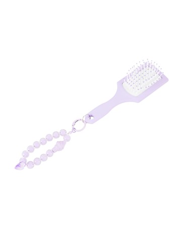 OXX Haircare Mini Hair Brush and Keychain - Lilac