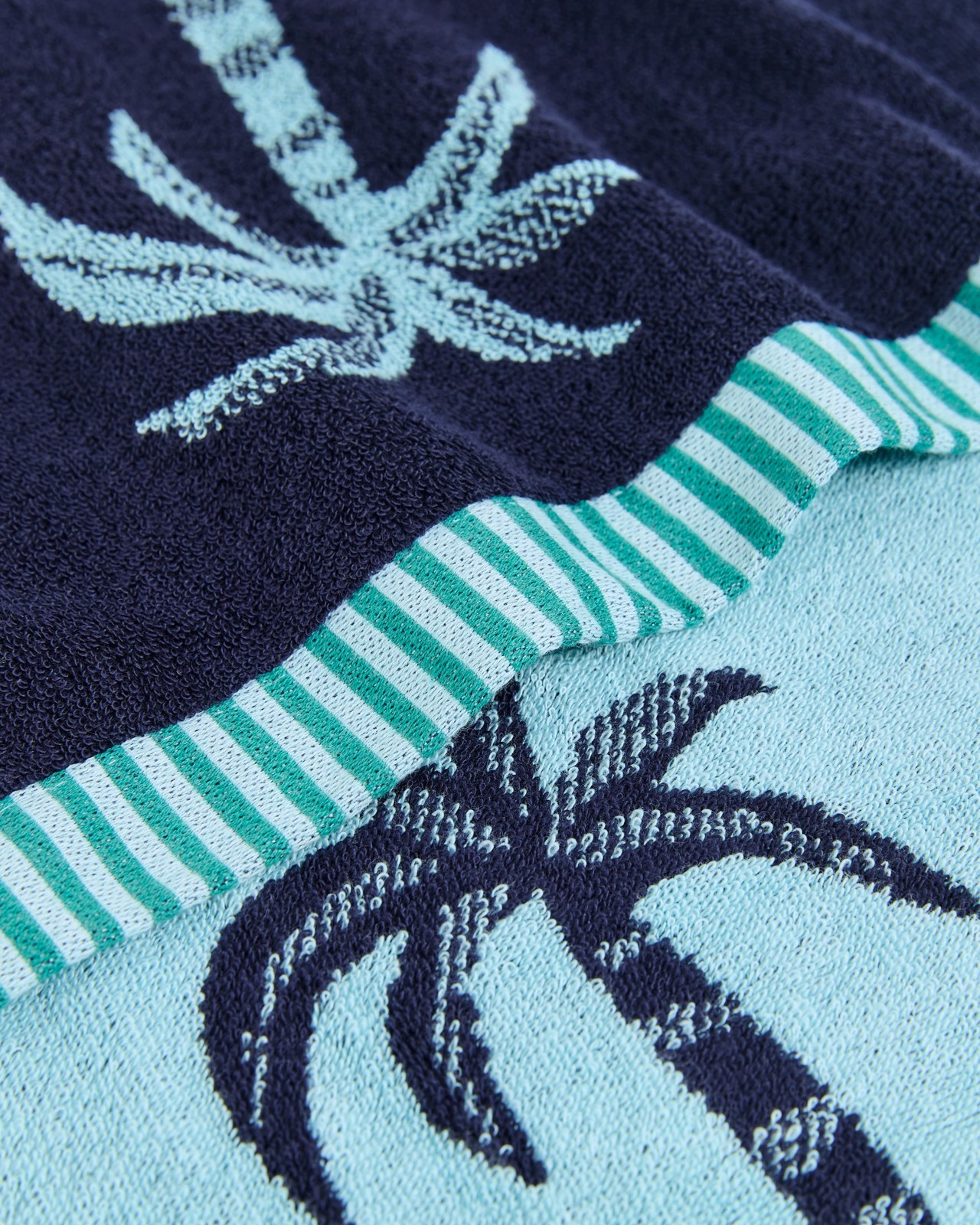 Kids Dino Australian Cotton Bath Towel - Peacoat 3 of 3