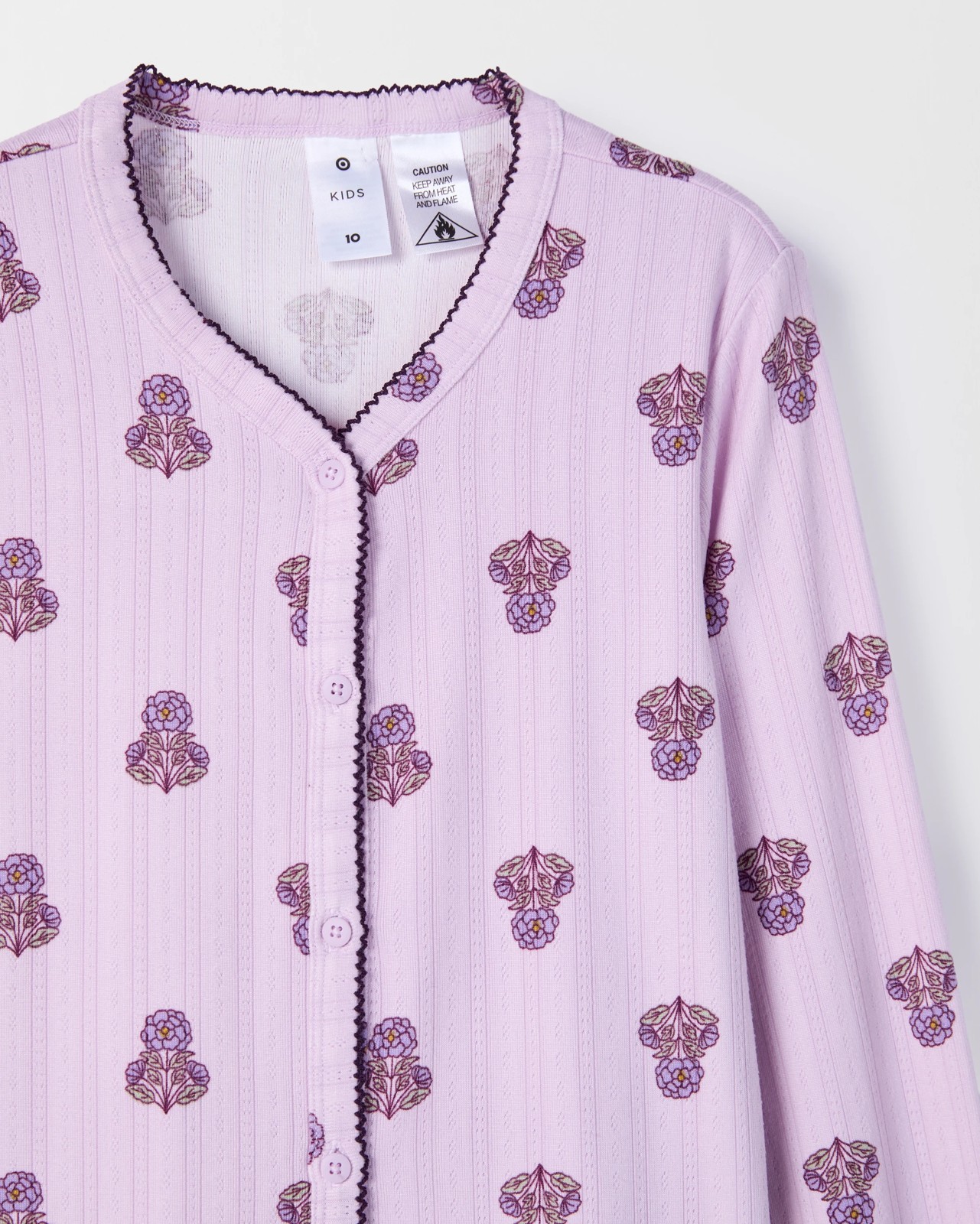 Older Girls Cosy Pointelle Cardi Knit Pyjama Set 2 of 3