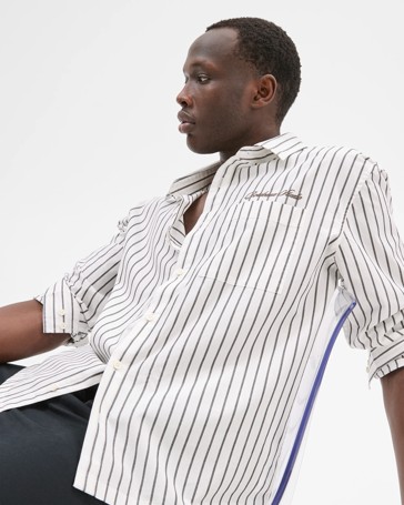 Australian Cotton Stripe Venice Shirt - Commons