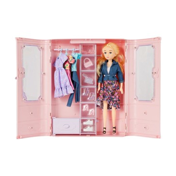 Doll & Wardrobe Set - Anko