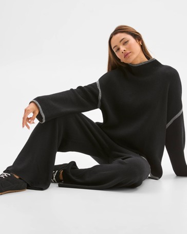 Lily Loves Wide Leg Knit Pants