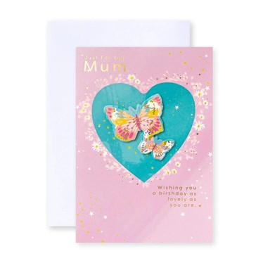 Connections from Hallmark Birthday Card for Mum - Butterflies