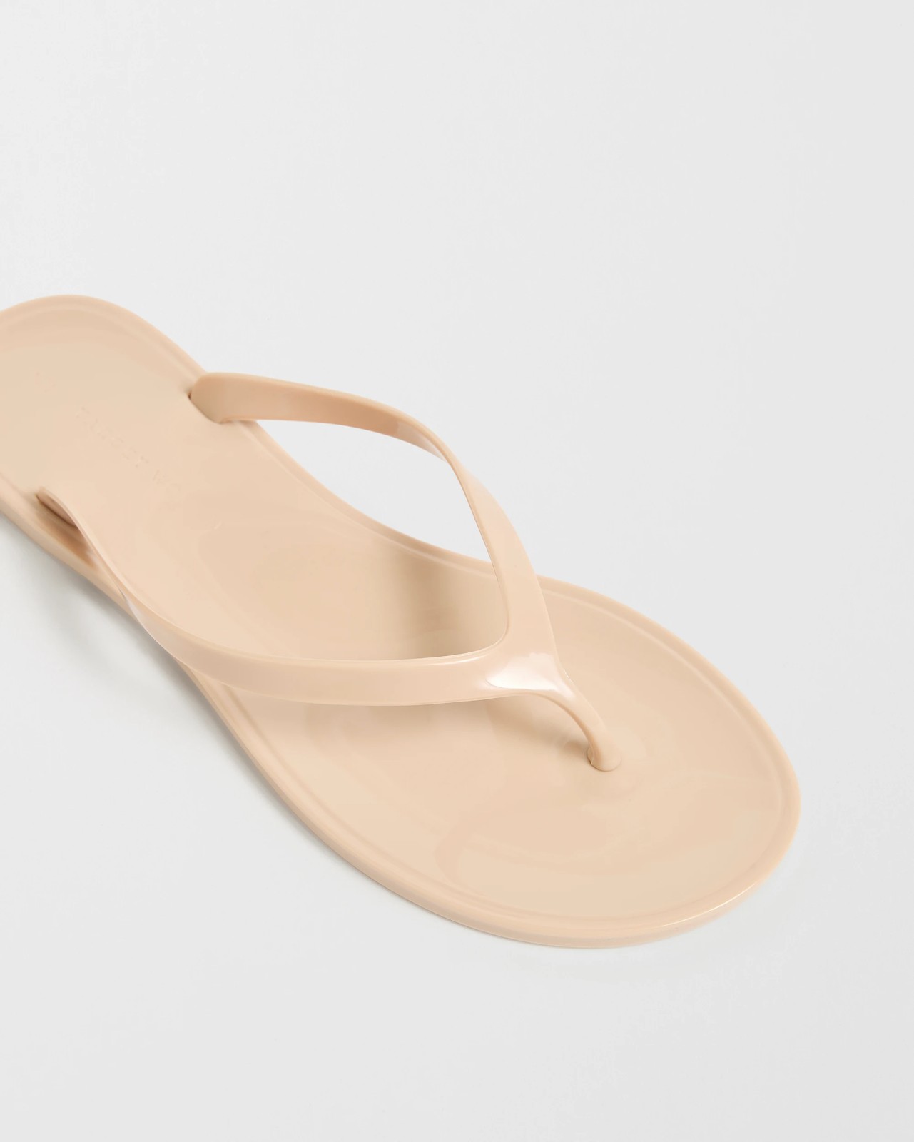 Mimi Round Toe Thongs - Nude 2 of 3