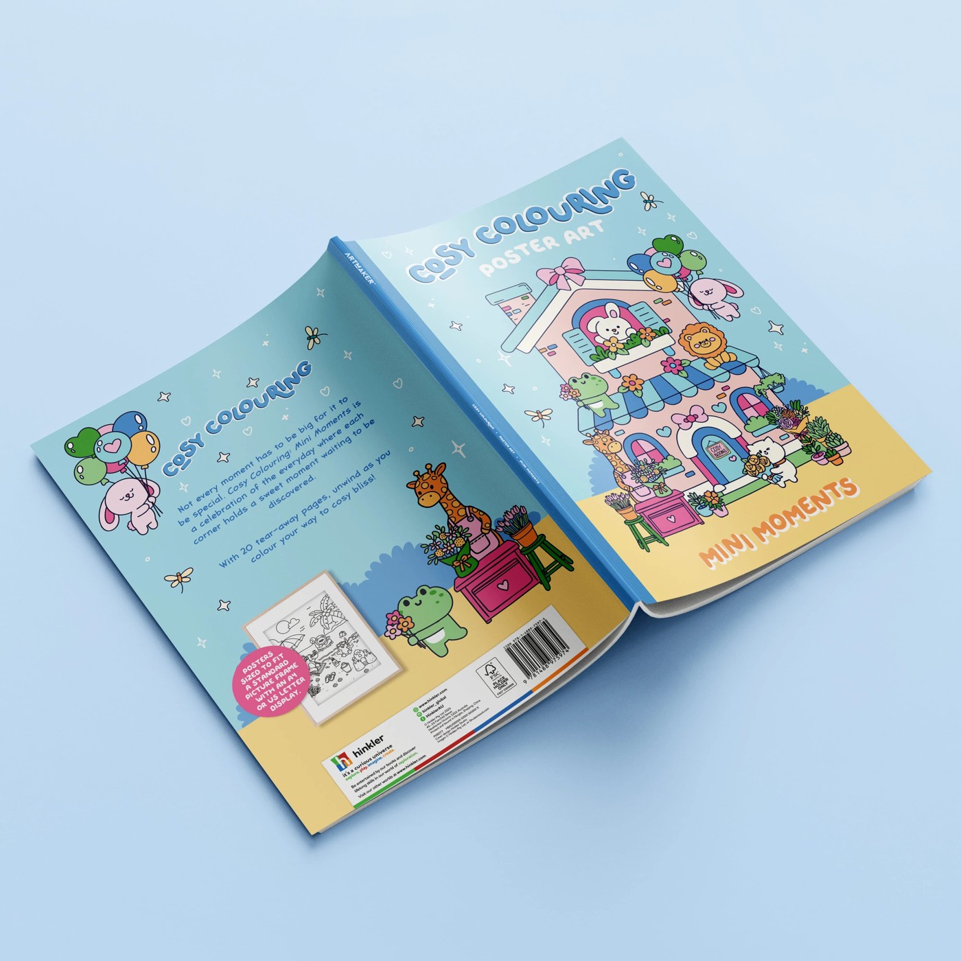 Cosy Colouring: Mini Moments Poster Art - Book 4 of 4