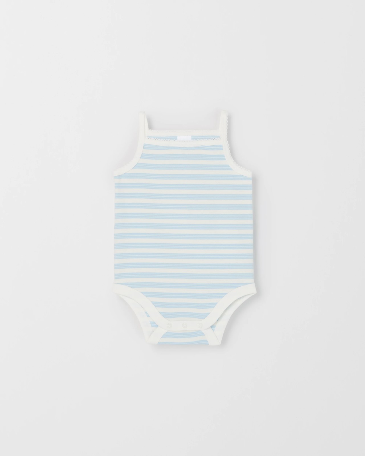 Baby Organic Cotton 3 Pack Strappy Bodysuits 4 of 4