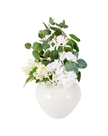 Anko Artificial White Hydrangeas In Vase