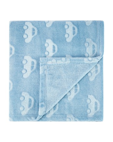 Anko Coral Fleece Throw - Cars