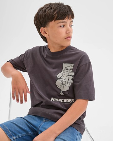 Minecraft Chicken Jockey Australian Cotton T-Shirt