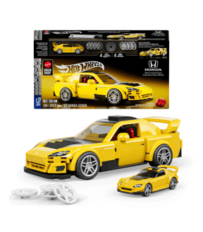 Mattel Brick Shop Hot Wheels ’07 Honda S2000 Building Toy Kit