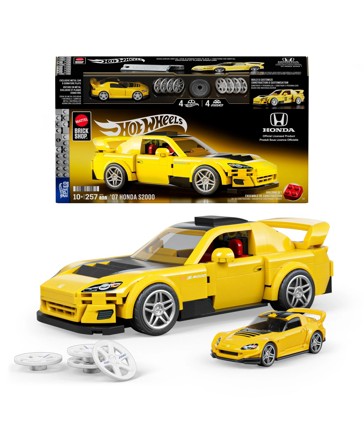 Mattel Brick Shop Hot Wheels ’07 Honda S2000 Building Toy Kit