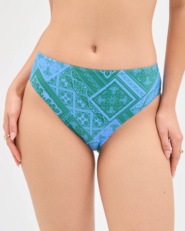 Shape Your Body High Waisted High Cut Swim Bikini Bottoms