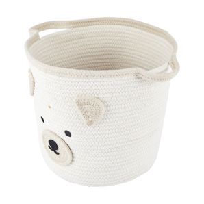 Novelty Storage Basket, Beige - Anko