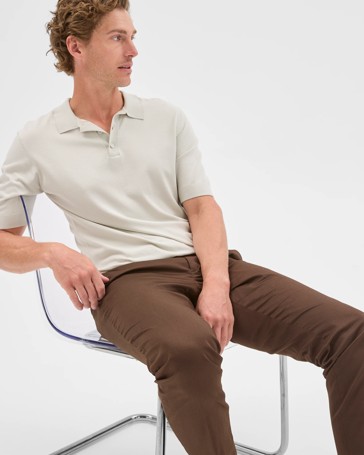 Preview Australian Cotton Tailored Slim Chino Pants