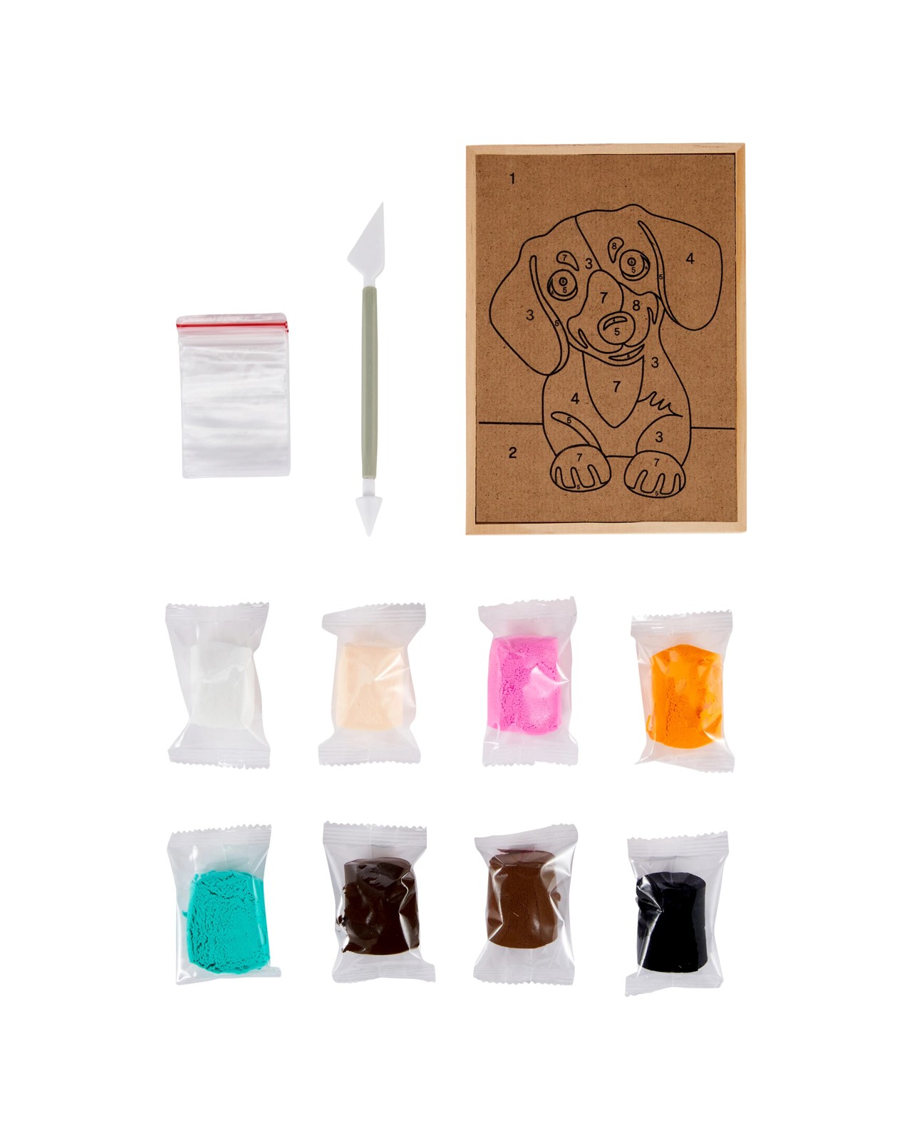 Anko Clay by Number Art Kit - Dog 2 of 3