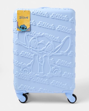 Disney Stitch 3D Embossed Hard Shell Rolling Luggage
