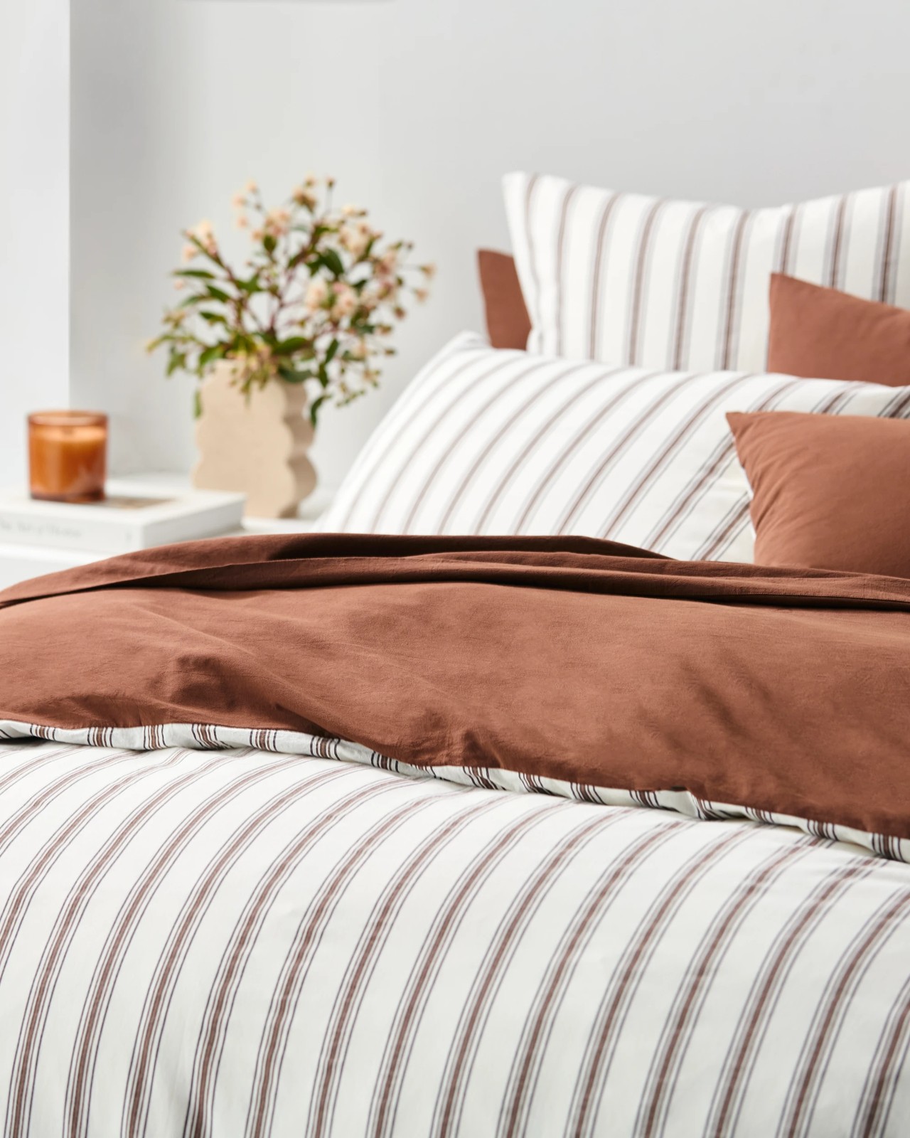 Arlo Cotton Stonewash Quilt Cover Set - Tiramisu 4 of 6