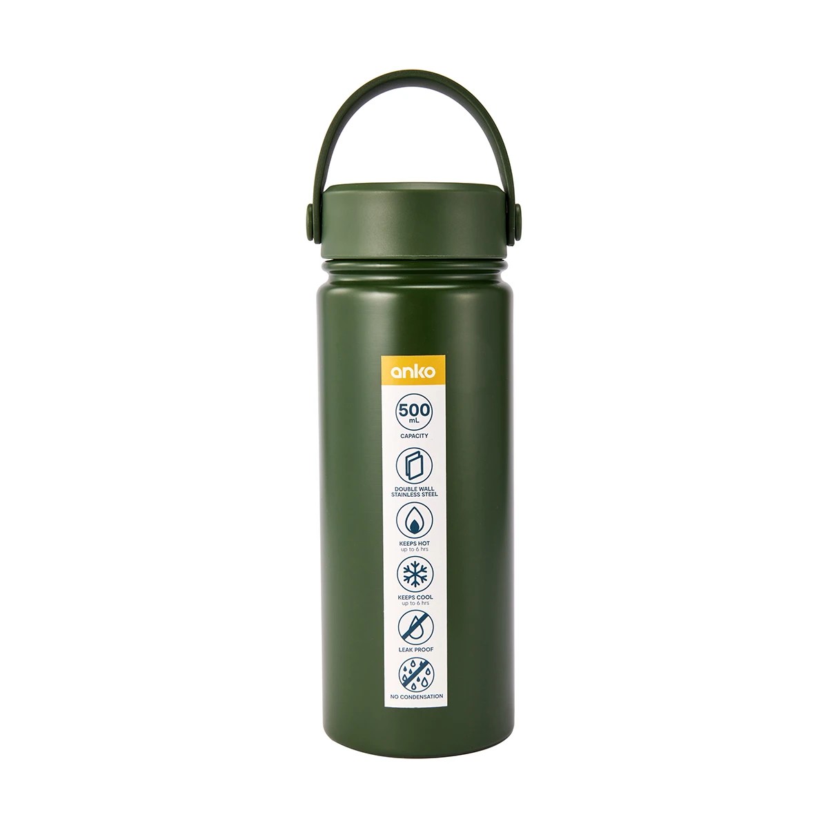 Double Wall Insulated Bottle, 500ml - Anko | Target Australia